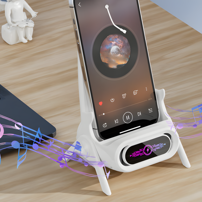 Support multifonctionnel sans fil avec chargeur rapide pour téléphone