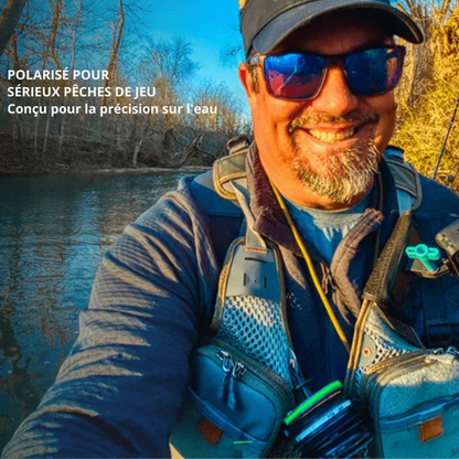 AquaVue™ | Lunettes polarisées premium pour les pêcheurs